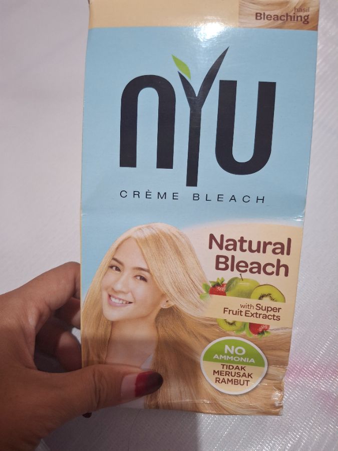 NYU HAIR COLOUR 30ML NATURAL BLEACH