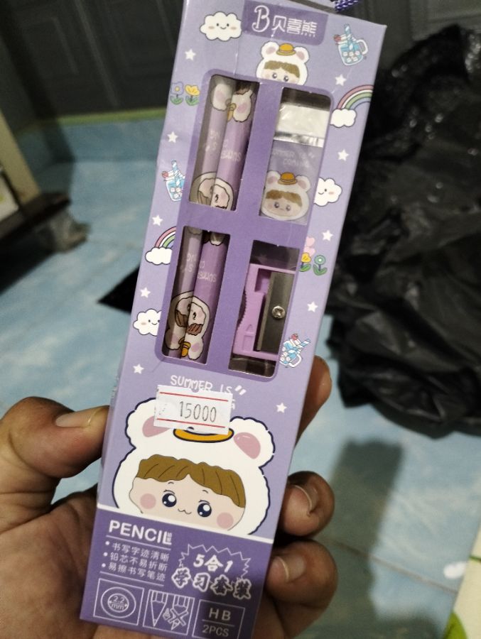 Pensil set dinosaur