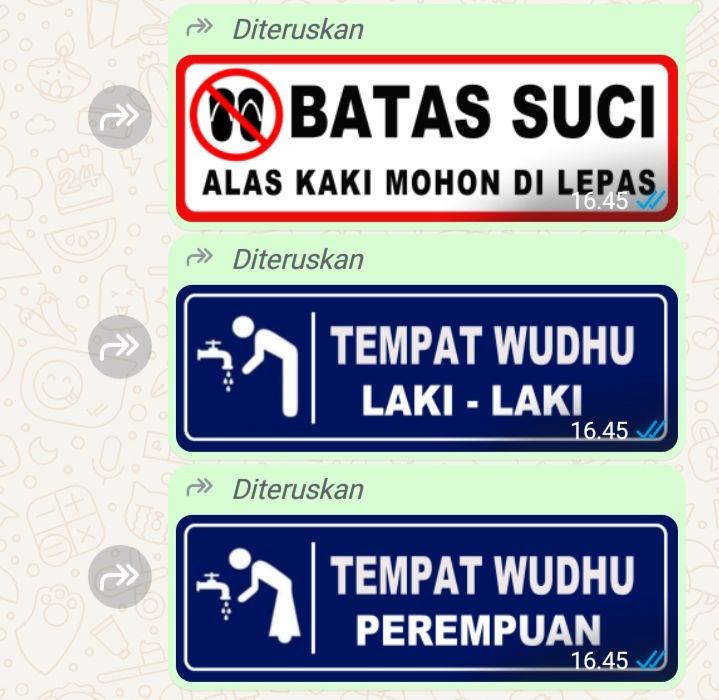 Cetak stiker UK. 28x10 cm