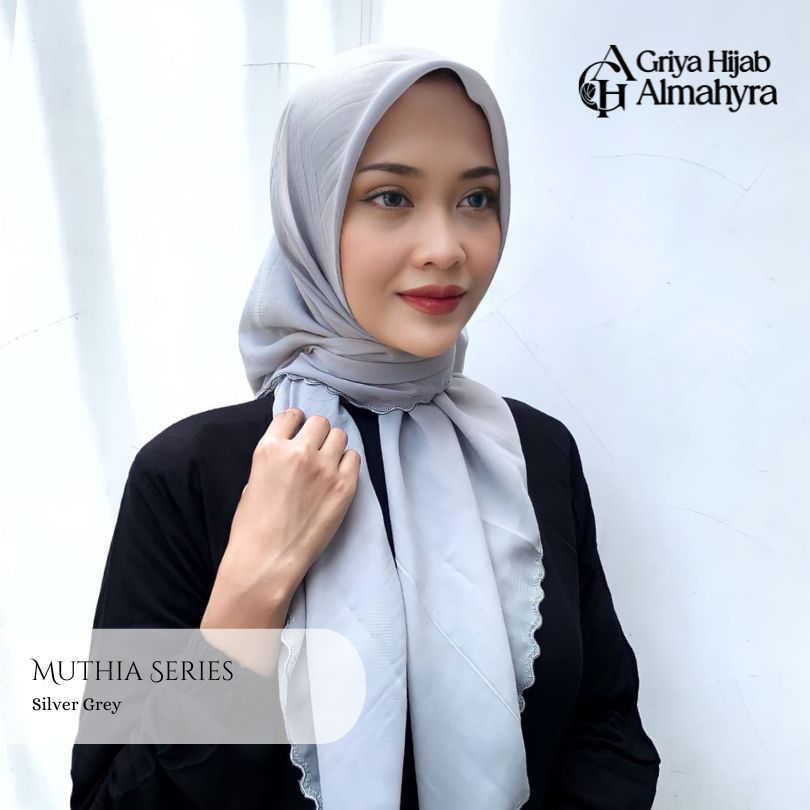 Polycotton Muthia -  Silver