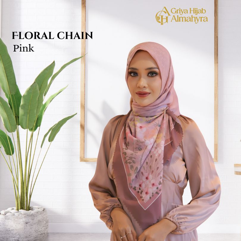 Tryspan Premium Floral Chain - Pink