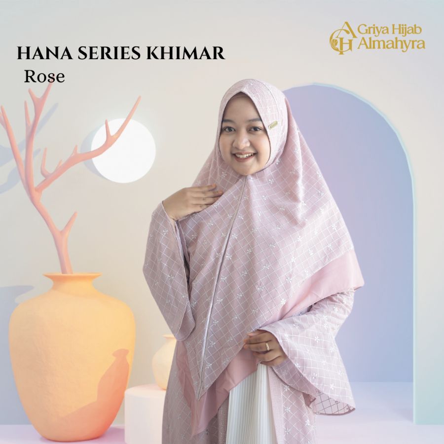 Brokat mix Ceruty Hana Series - Rose