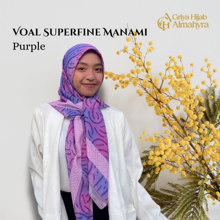 Voal Superfine Manami - Purple
