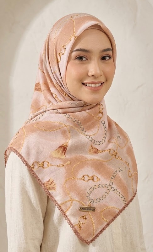 Chiffon Dobby Chain - Mauve