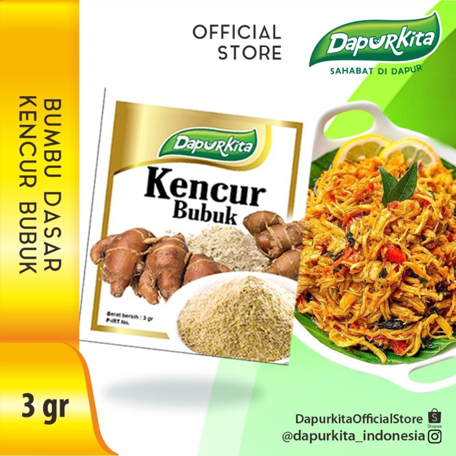 Bubuk Kencur Dapur Kita 3 gr