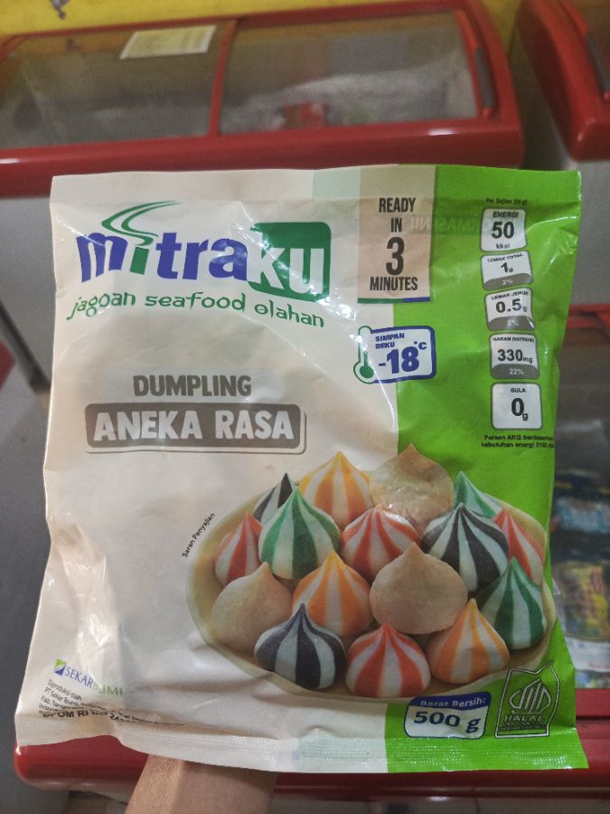 Mitraku Dumpling Aneka Rasa 500gr
