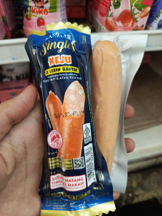 Kanzler Sosis Singles Keju