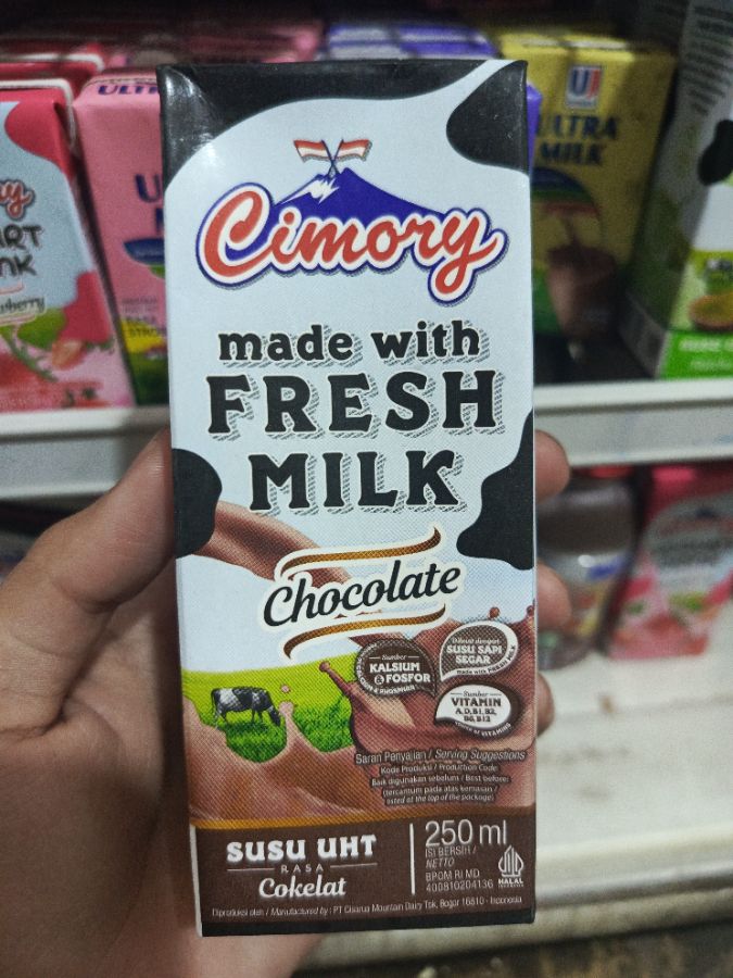 Cimory Fresh Milk Coklat 250ml