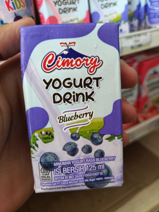 Cimory Yogurt Drink Blueberry 125ml