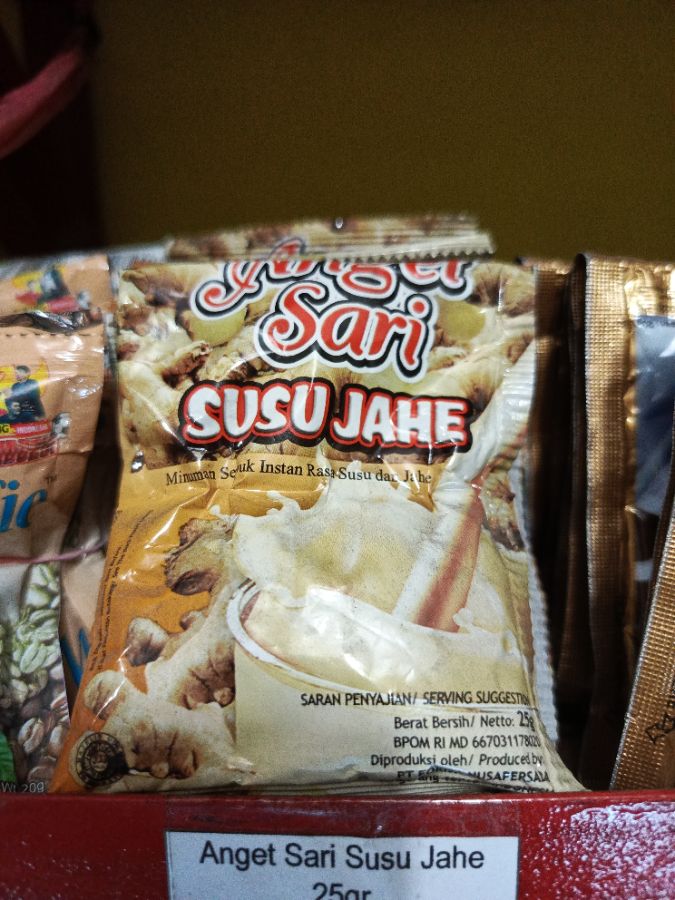 Anget Sari Susu Jahe 25gr