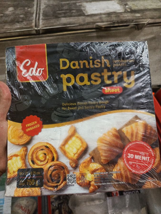 EDO Danish Pastry Sheet 750gr