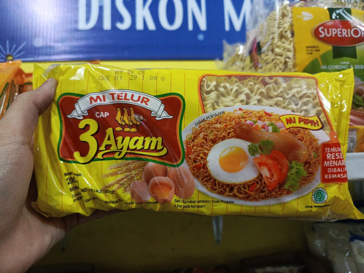 Mie Telur 3 Ayam