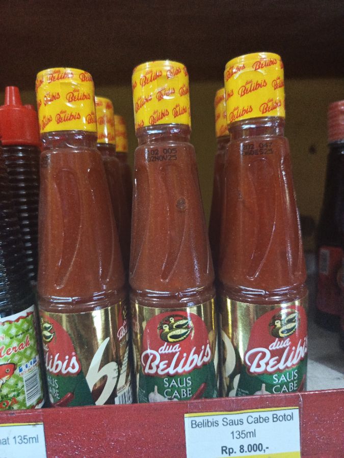 Belibis Saus Cabe Botol 135 ml