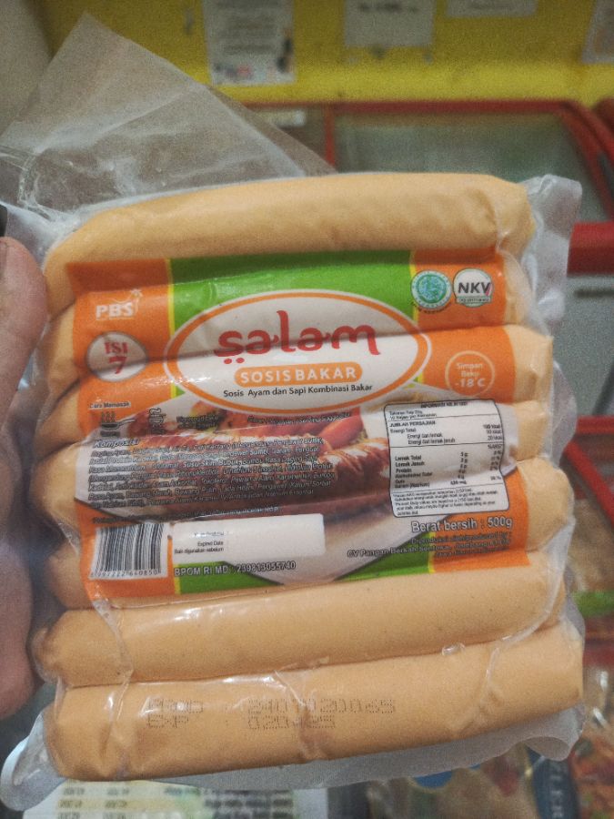 Salam Sosis Bakar Jumbo 500gr isi 7
