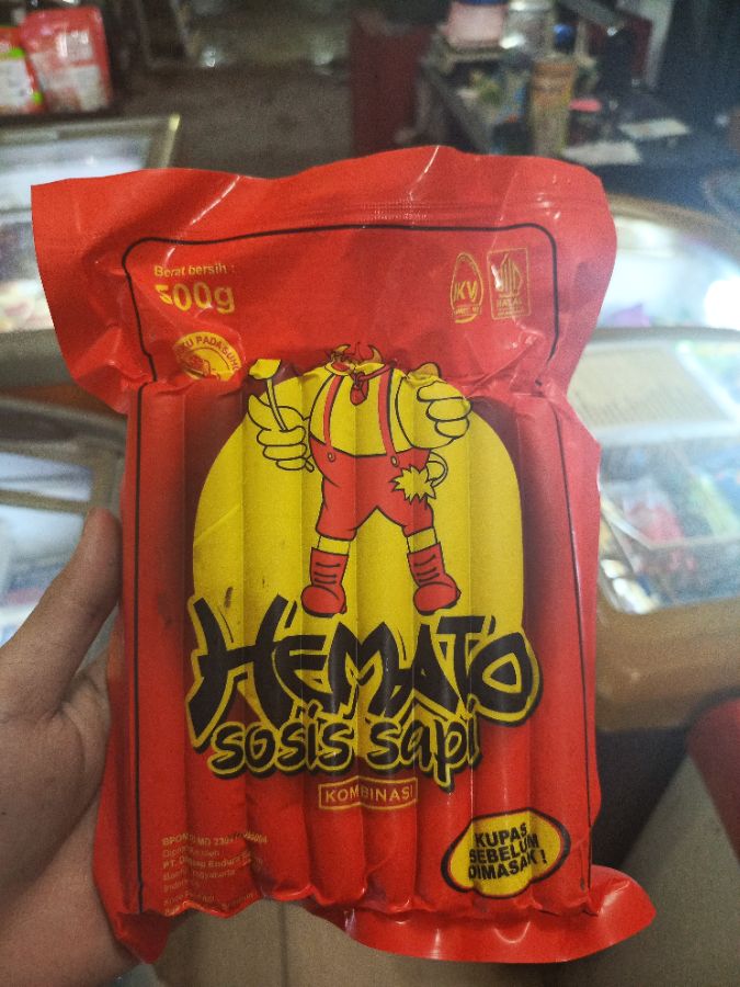 Hemato Sosis Sapi 15pcs 500gr