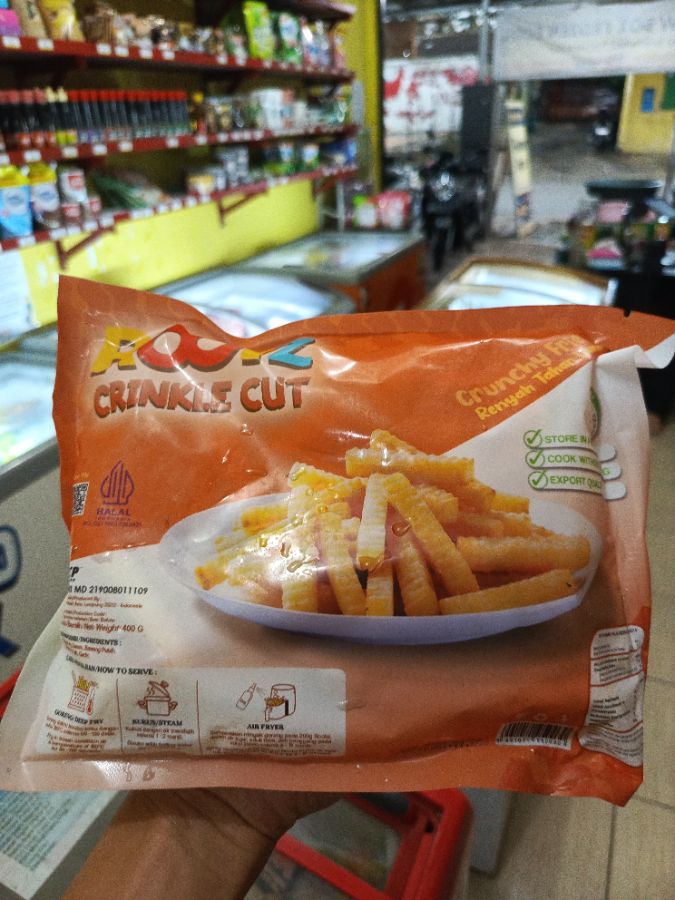 Rootz Crinkle Cut 400gr