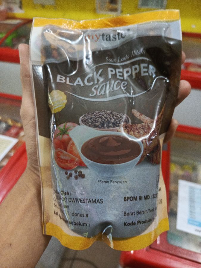 My Taste Saus Black Papper 500gr