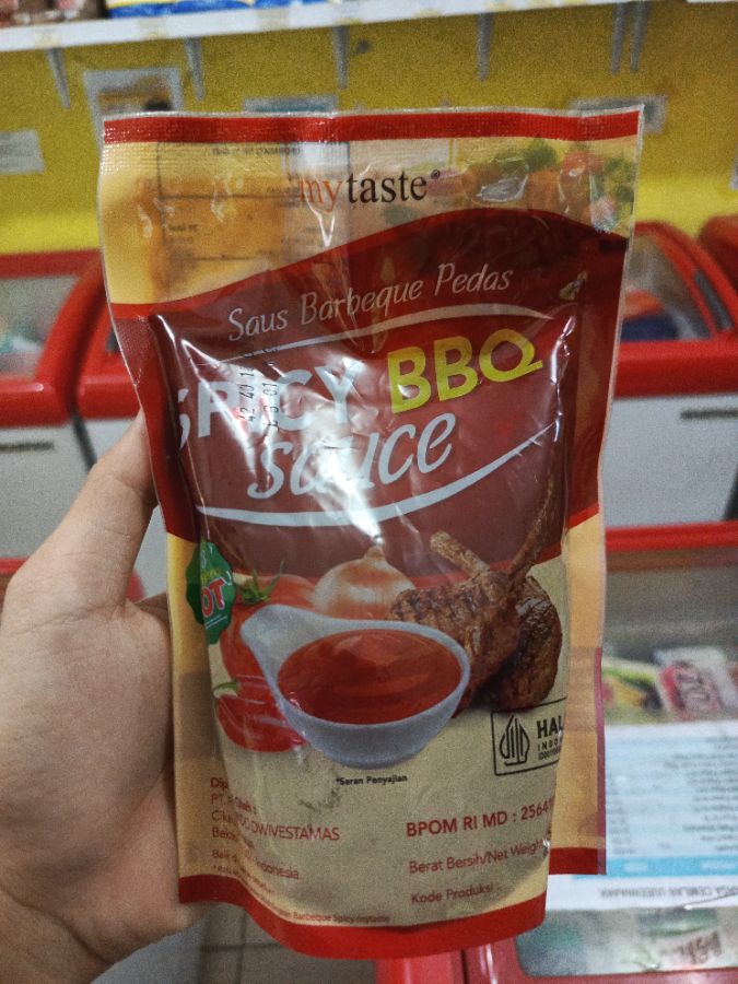 My Taste Saus BBQ Spicy Level 3 500gr