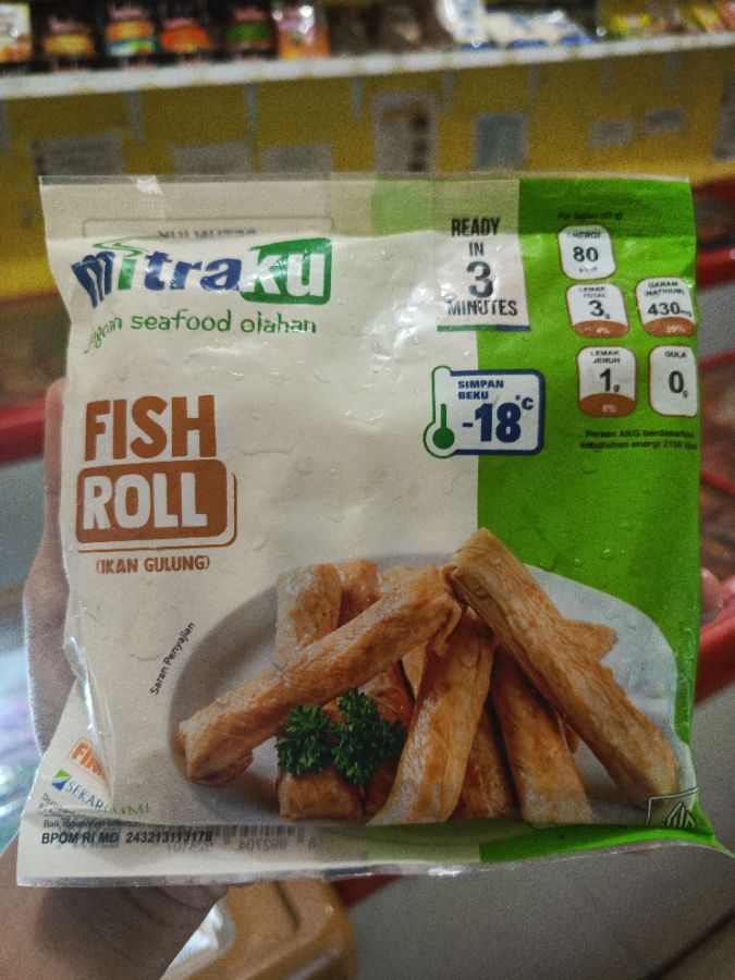 Mitraku Fish Roll 250gr