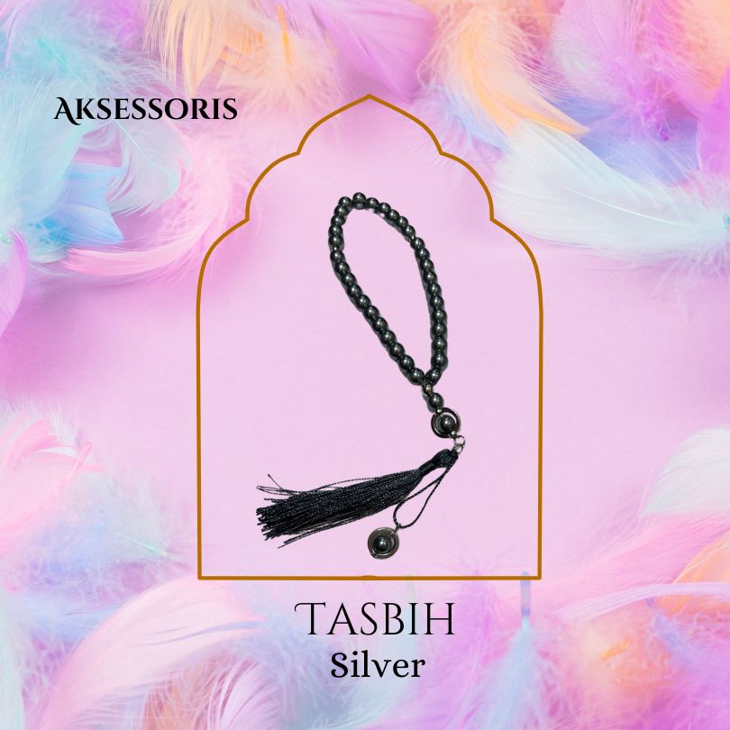 Tasbih Plain - Dark Grey