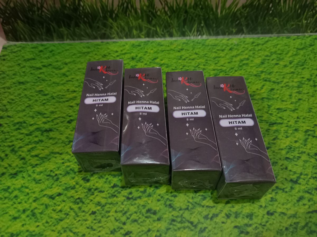 InaiKuKhanza Nail Henna 5ml Hitam