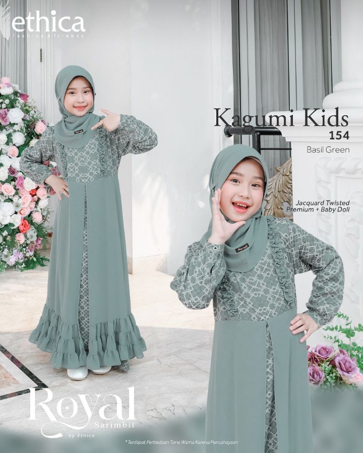 Kagumi Kids 154 Basil Green P8