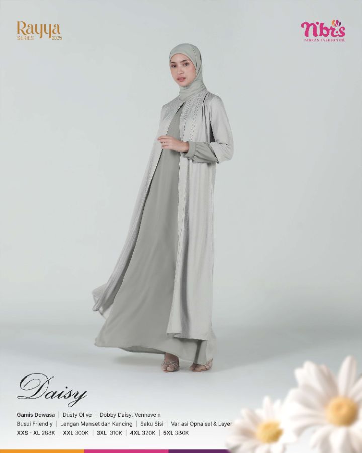 Nibras Rayya Series 2025 Daisy Gamis M