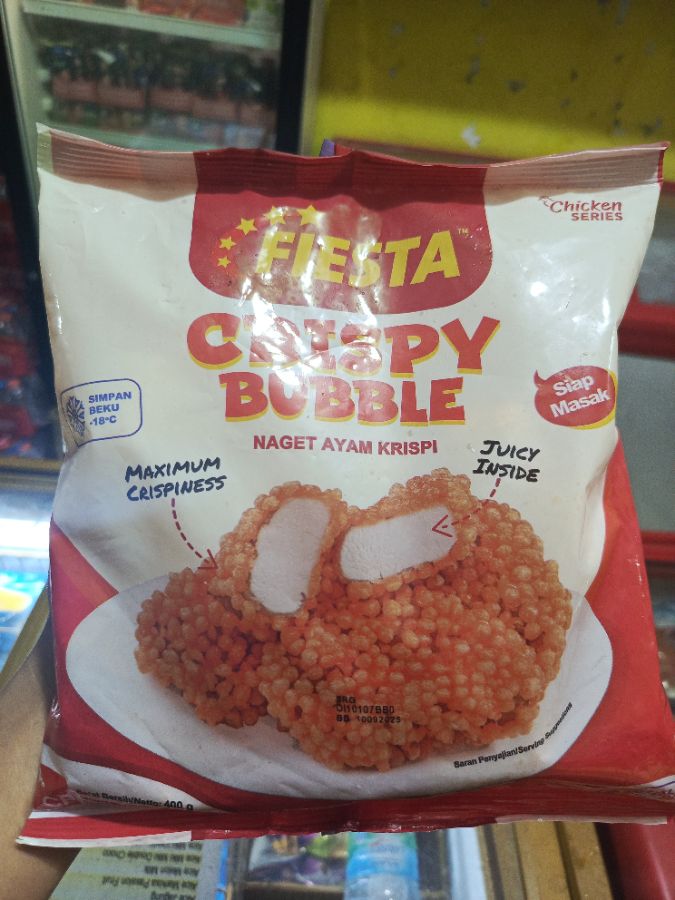 Fiesta Nugget Crispy Bubble 400gr