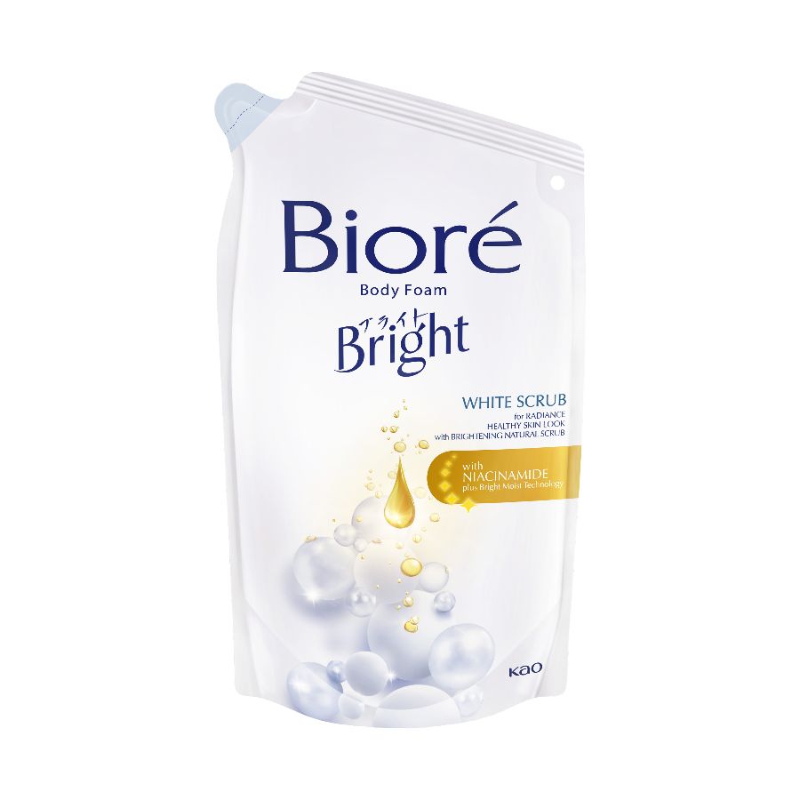 Biore bright white scrub