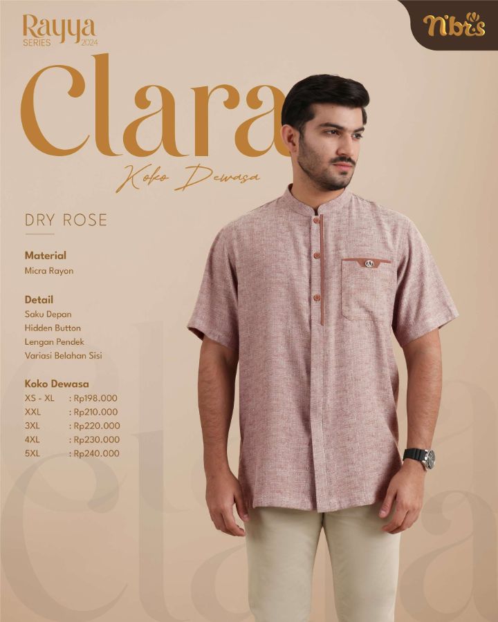 Nibras Rayya Series 2024  Clara Koko Dry Rose M XL