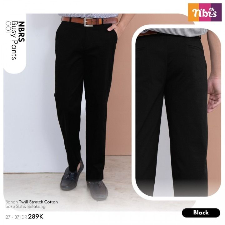 NBRS Busy Pants 001 Black 32 33 34 35 37
