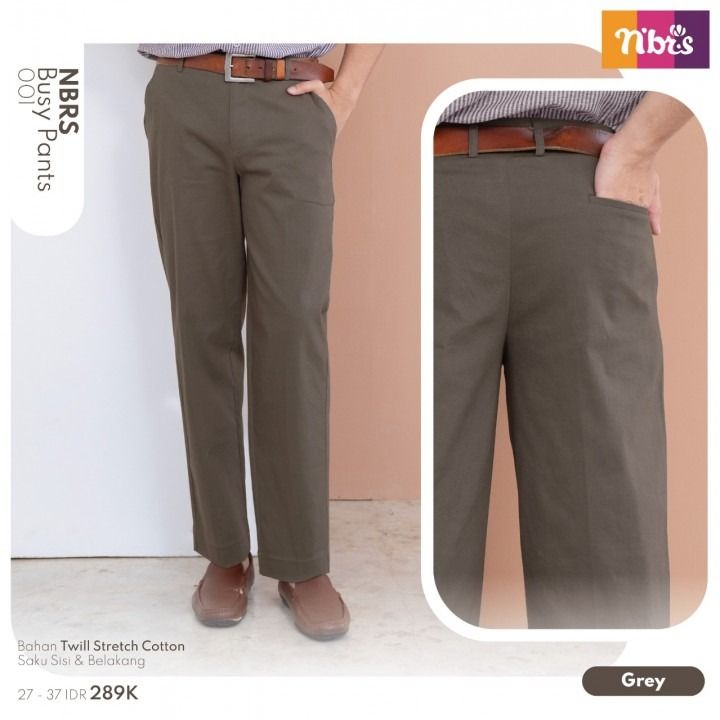 NBRS Busy Pants 001 Grey 34 35 37