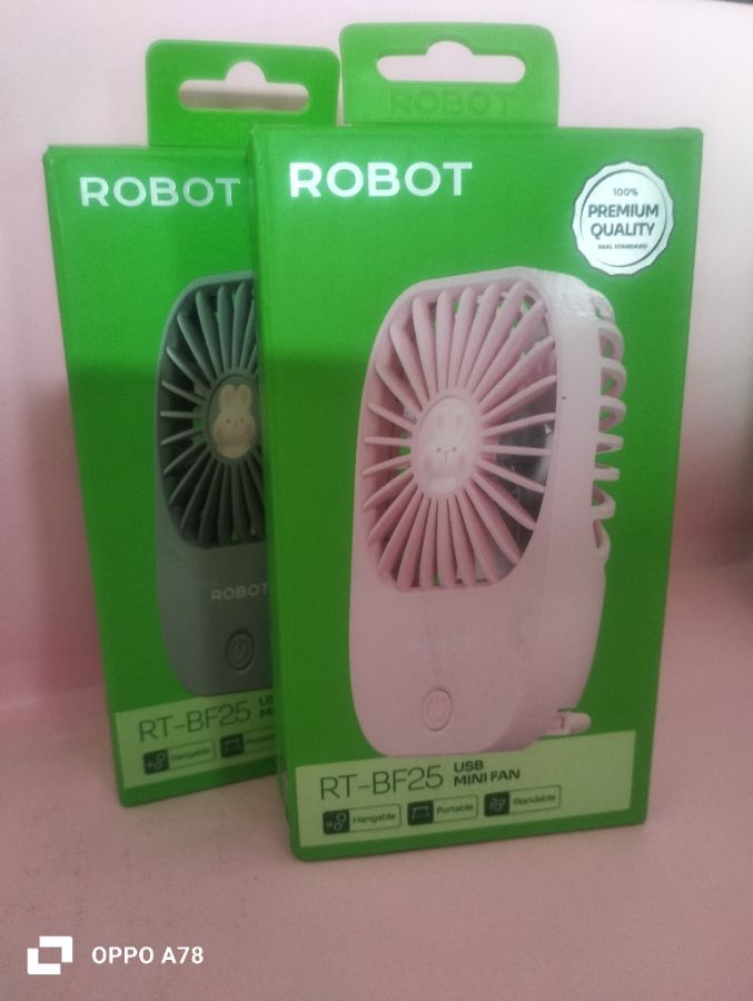 MINI FAN ROBOT PINK