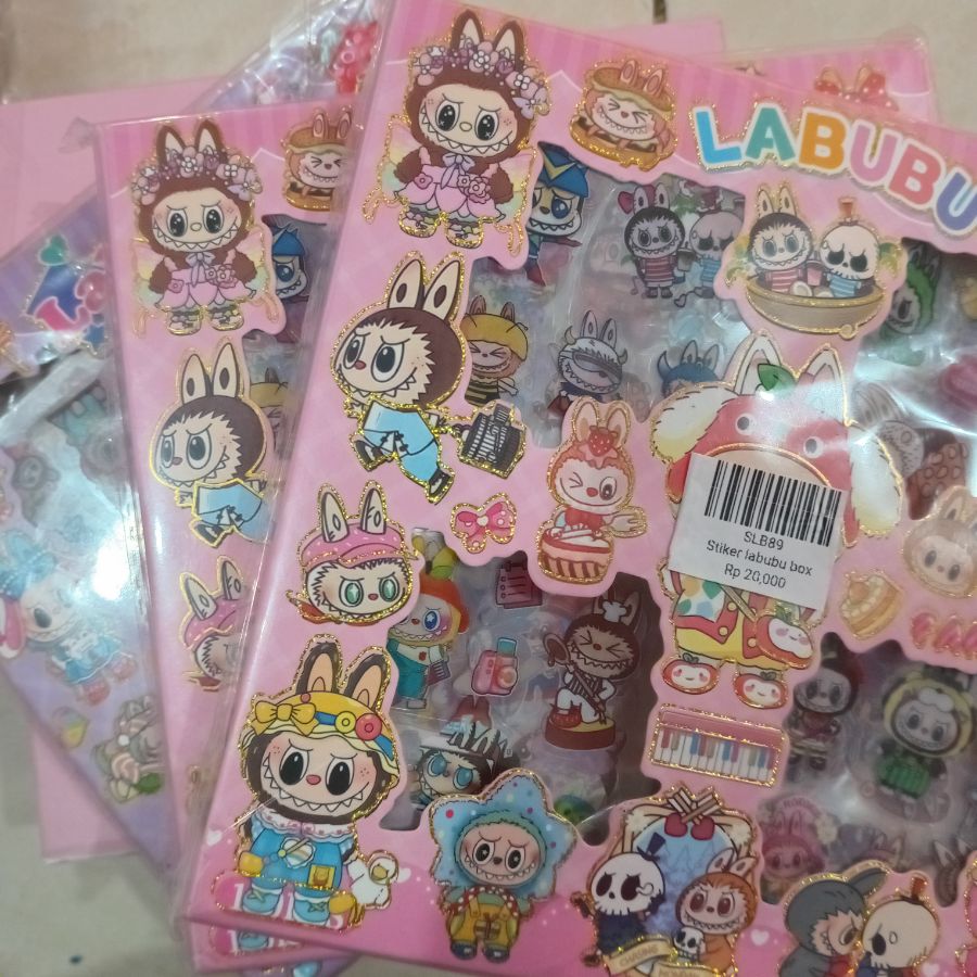 Stiker Labubu Box 