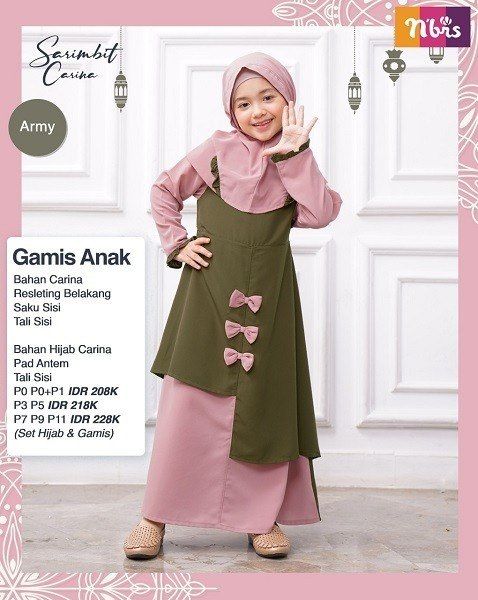 CARINA GAMIS ANAK ARMY P5