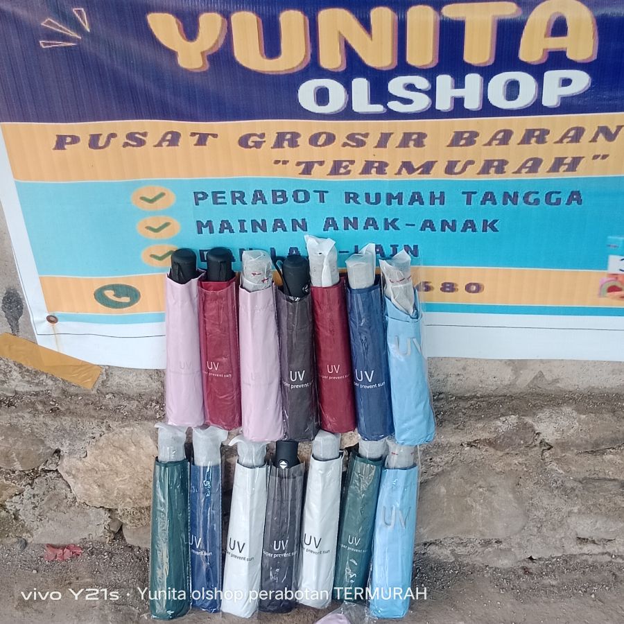 PAYUNG UV TOMBOL