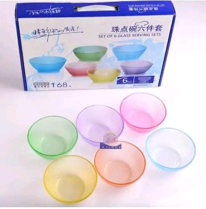 MANGKOK KACA WARNA