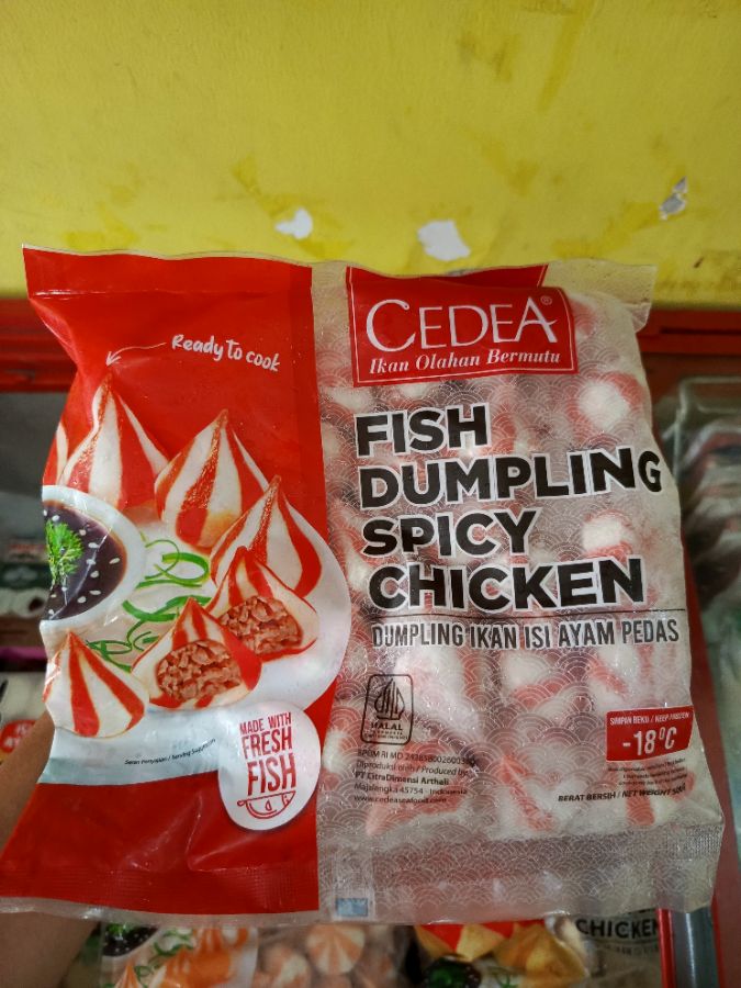 Cedea Dumpling Spicy Chicken 500gr