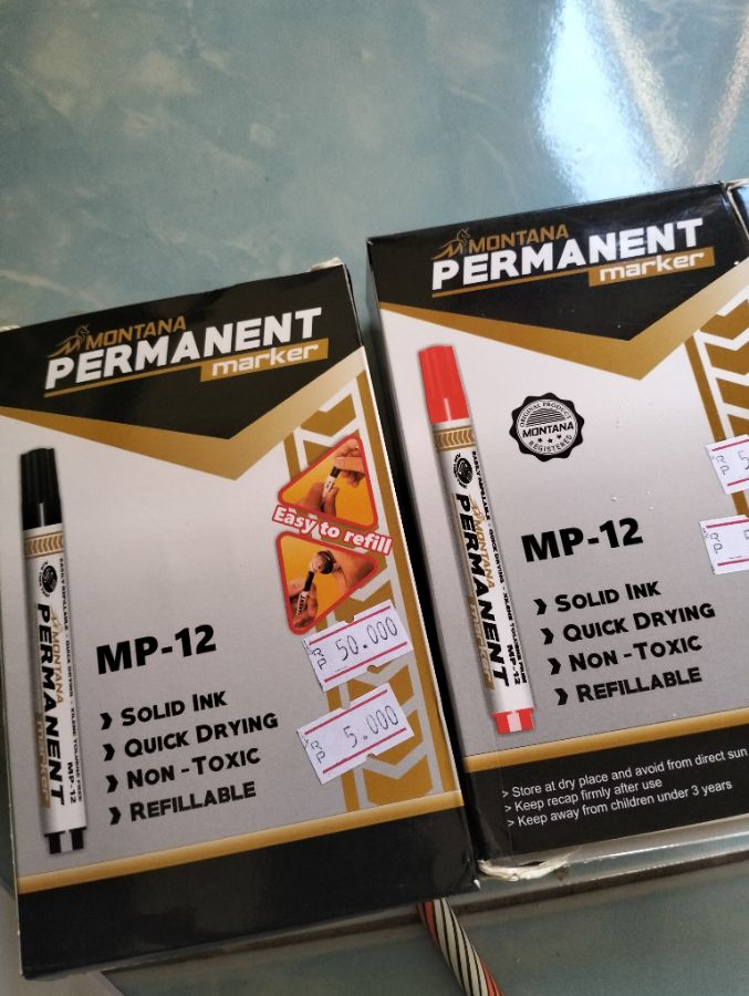 Spidol permanen montana
