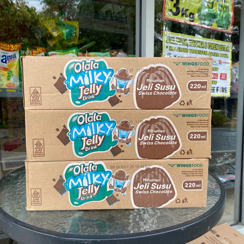 OLALA MILKY CUP 220ML COKLAT