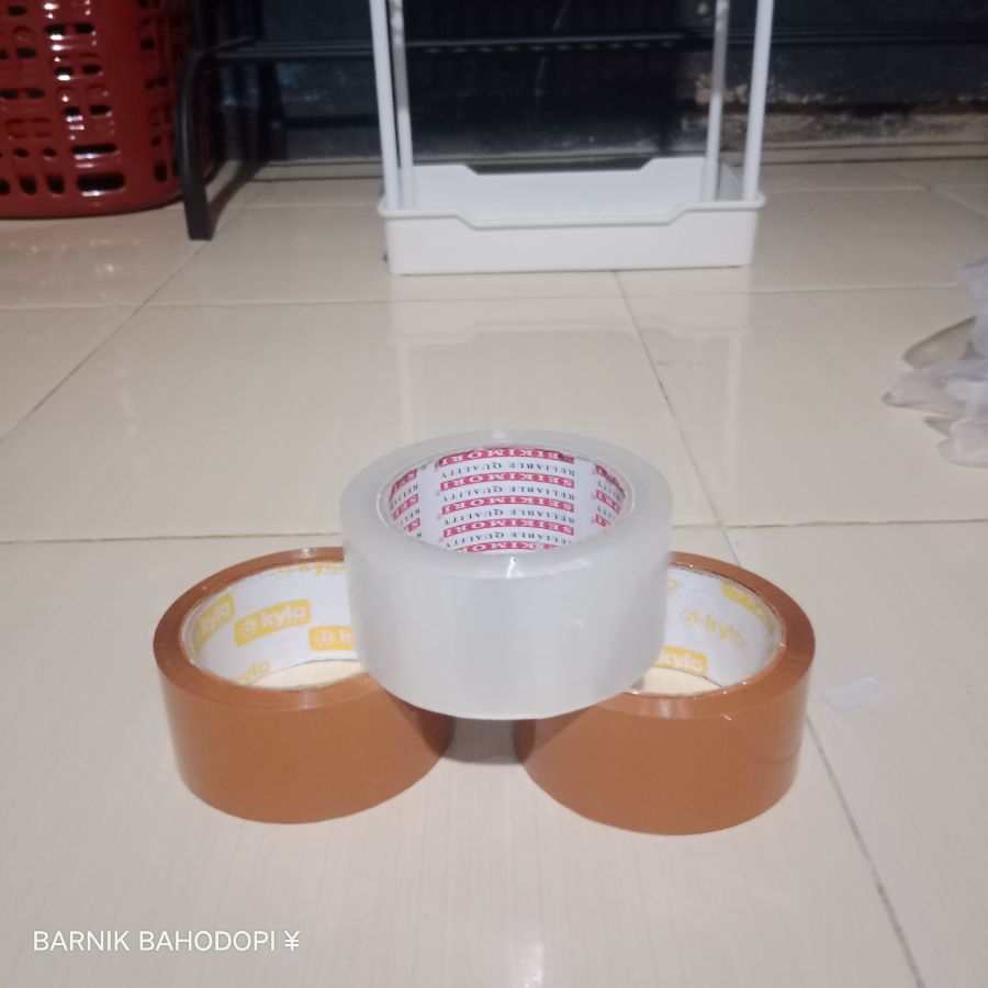 Lakban bening /coklat