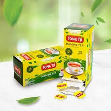 TONG TJI KOTAK JASMINE TEA KUNING ISI 25
