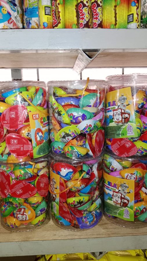 DSM COKLAT COMPOUND TELUR TOPLES ISI 60