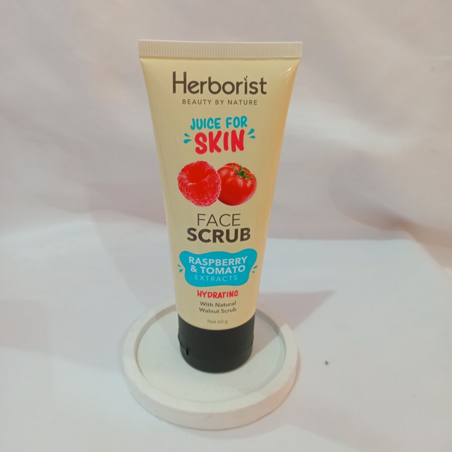 Herborist Face Scrub  Rasberry & Tomato Extract 60g