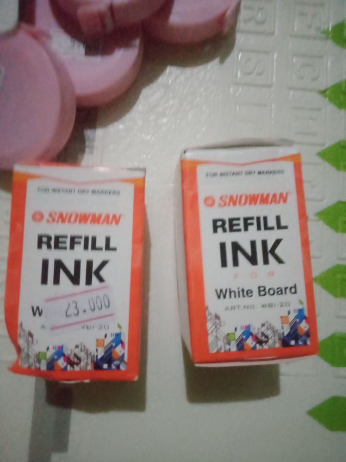 Refil ink snowman