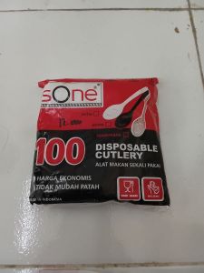 Sendok Plastik Putih Sone