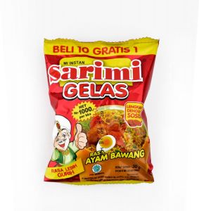 Sarimie Gelas Ayam Bawang Isi 10