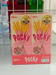 Glico Pocky Strawberry 22 g Isi 10 