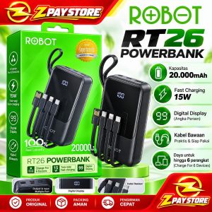 POWERBANK RT26 20000MAH ROBOT