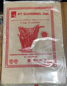 Bungkus Nasi Cap Gajah 1 Pak